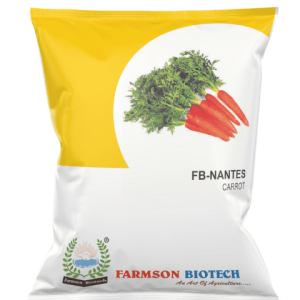 FB-NANTES CARROT SEEDS – 50 GM(Pack of 10)