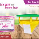 Combo Pack Of Funnel Pheromone Trap + Gulabi Fly Pheromone Lure Pack of 5